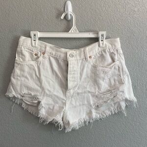 Women’s White Free People Denim Shorts